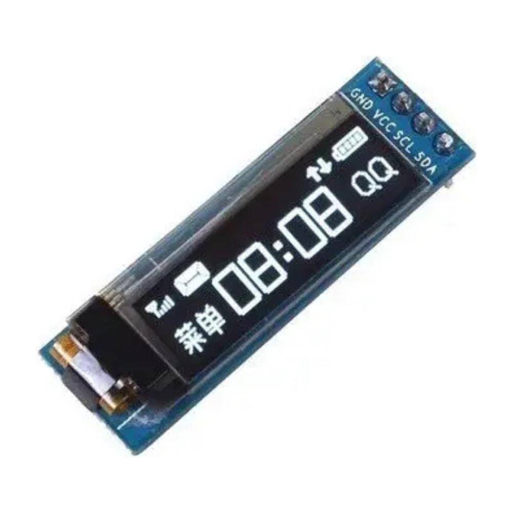 0.91" 128x32 OLED Ekran SSD1306 - I2C Beyaz - 1