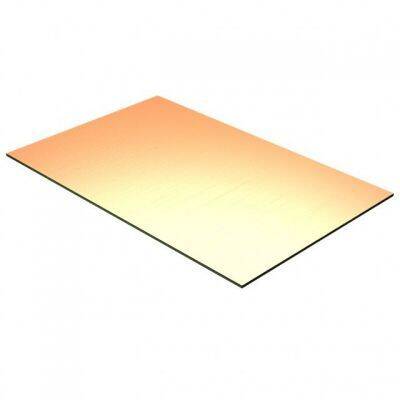 10x10 cm Bakır Plaket - Tek Yüzlü FR4, 1.6mm - 2