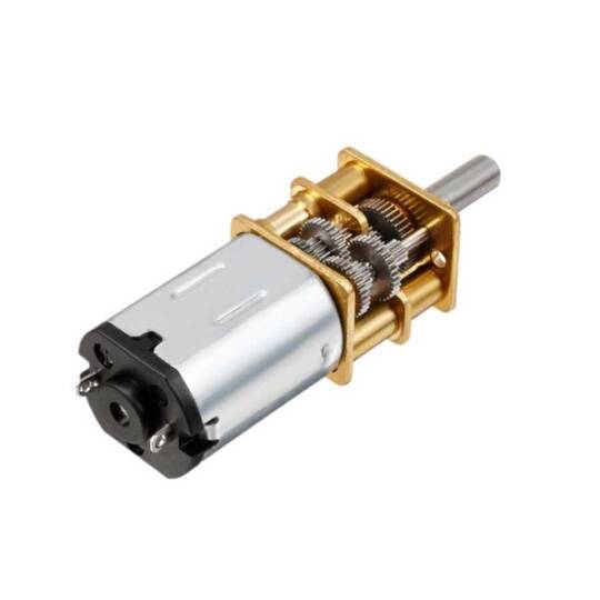 12V 12mm 200 RPM Redüktörlü Mikro DC Motor - 3