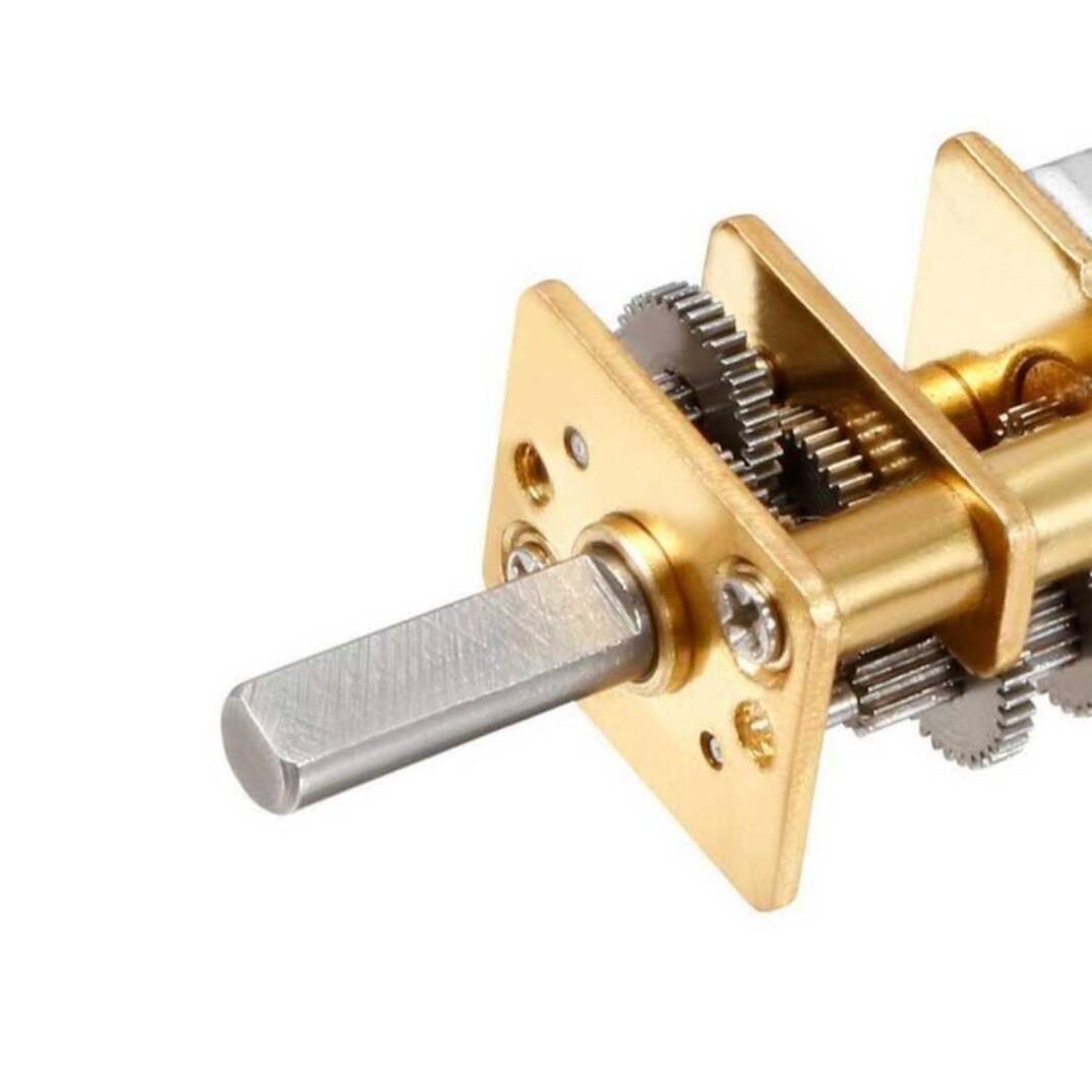 12V 12mm 200 RPM Redüktörlü Mikro DC Motor - 4