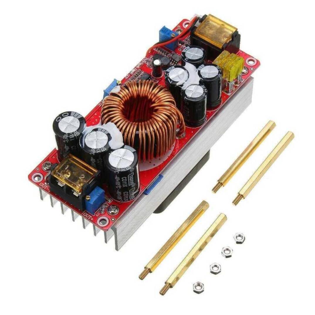 1500W 30A DC-DC Voltaj Yükseltici Boost Modül - 10-60V Giriş, 12-90V Çıkış - 1