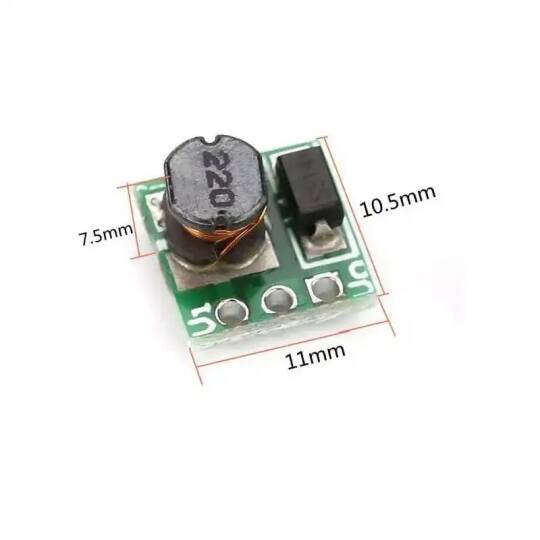 1.5V-4.2V Girişli 5V Çıkışlı Voltaj Yükseltici Modül - 3