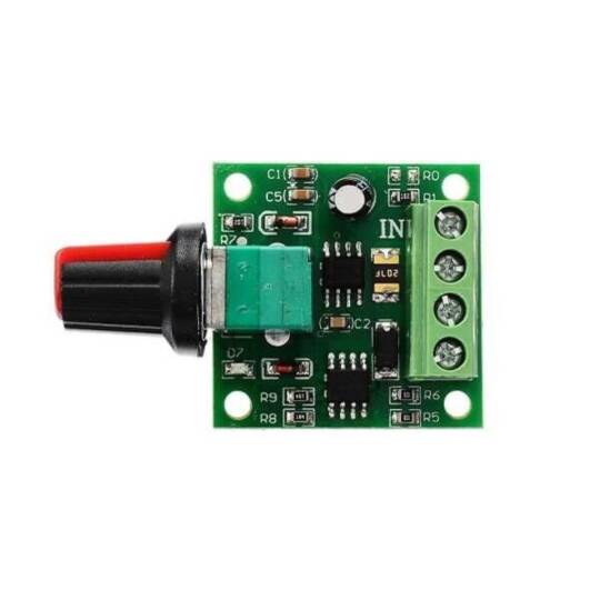 1.8-12V 2A PWM DC Motor Hız Kontrol Modülü - Potansiyometreli - 4