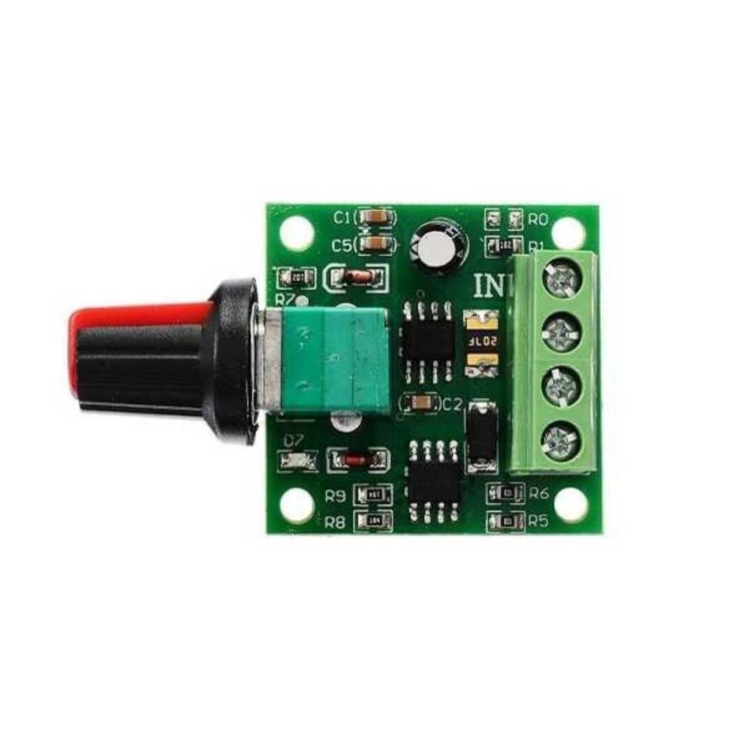 1.8-12V 2A PWM DC Motor Hız Kontrol Modülü - Potansiyometreli - 4
