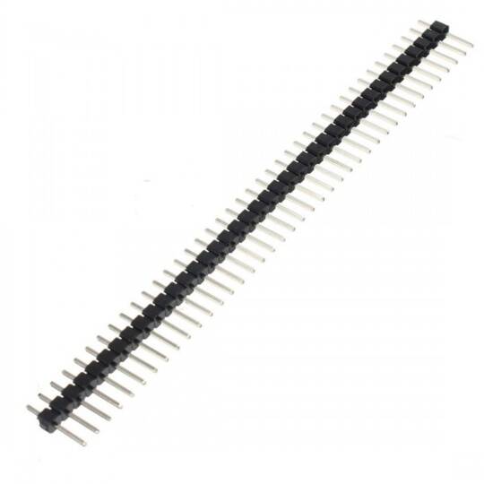 1x40 Erkek Pin Header - 2.54mm, 19mm Uzun Pinli