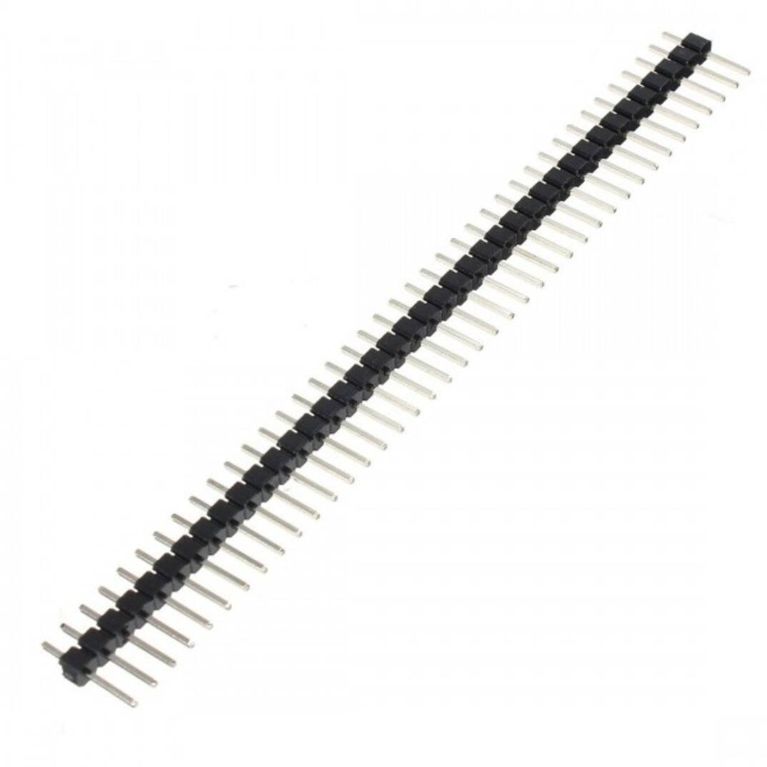 1x40 Erkek Pin Header - 2.54mm, 19mm Uzun Pinli - 1