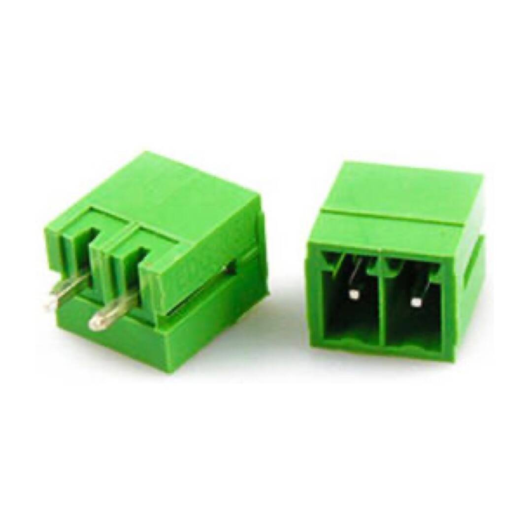 2 Pin 3.81mm 180° Dişi Geçmeli Klemens - Yeşil - 1