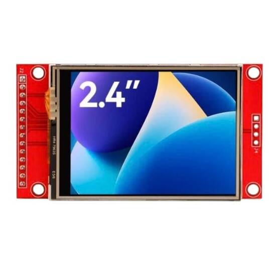 2.4 İnç Dokunmatik TFT LCD Ekran - 240x320, ILI9341 SPI