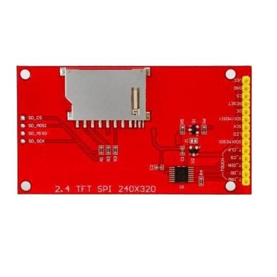 2.4 İnç Dokunmatik TFT LCD Ekran - 240x320, ILI9341 SPI - 4