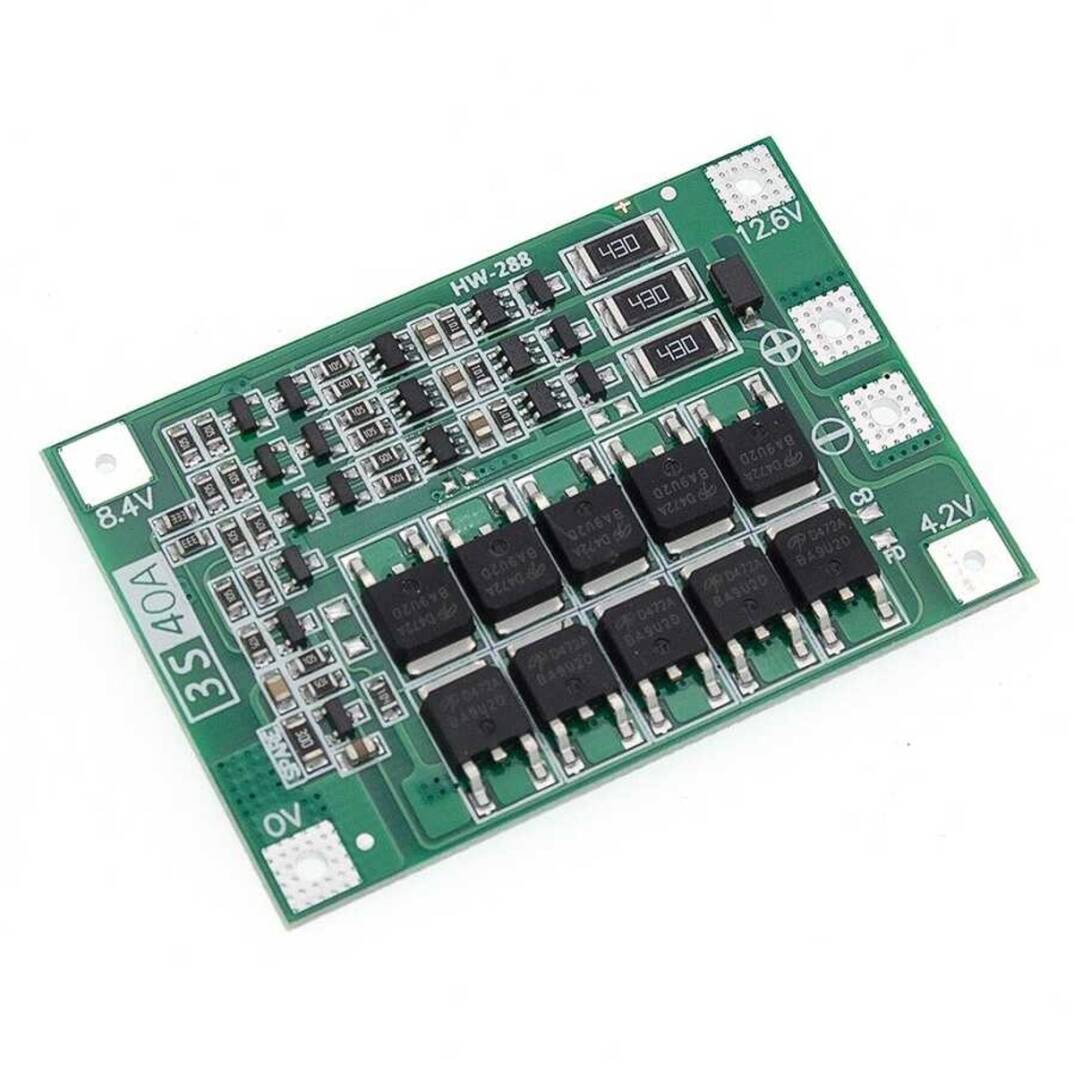 3S 40A BMS Lityum Pil Koruma Devresi - 12.6V - 1