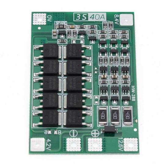 3S 40A BMS Lityum Pil Koruma Devresi - 12.6V - 3