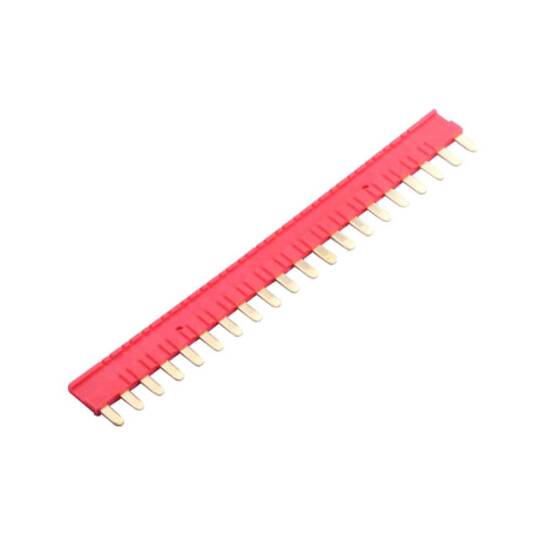 41F Slim Röle Soketi Köprüsü - 20 Pin, Kırmızı