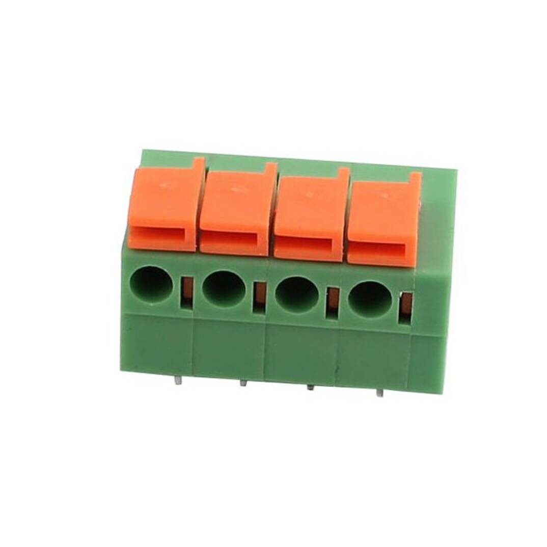 4'li Yaylı Klemens - 90°, Vidasız PCB Klemensi - 1