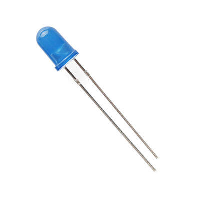 5mm Mavi LED - Difüz Gövde, 400-500 mcd - 1