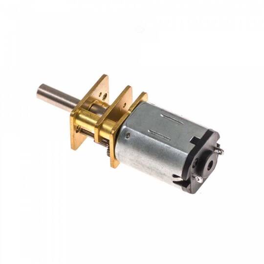 6V 12mm 70 RPM Redüktörlü Mikro DC Motor - N20 Metal Dişli - 3