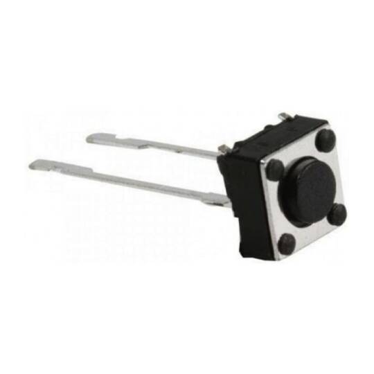 6x6x10mm Tact Buton - 2 Bacaklı, Uzun Gövde