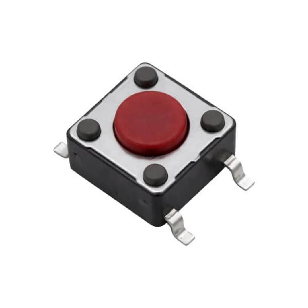 6x6x4.3mm SMD Tact Switch Buton - Dikey, 260gF - 1