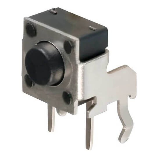 6x6x5mm Tact Switch Buton - 4 Pin, 90° Yatık, THT
