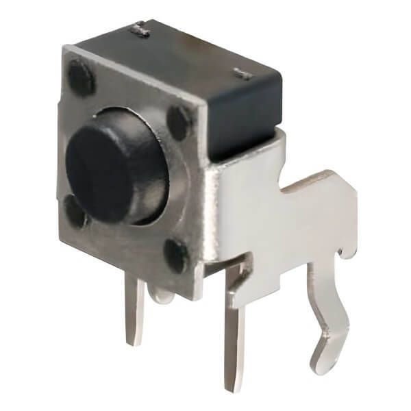 6x6x5mm Tact Switch Buton - 4 Pin, 90° Yatık, THT - 1