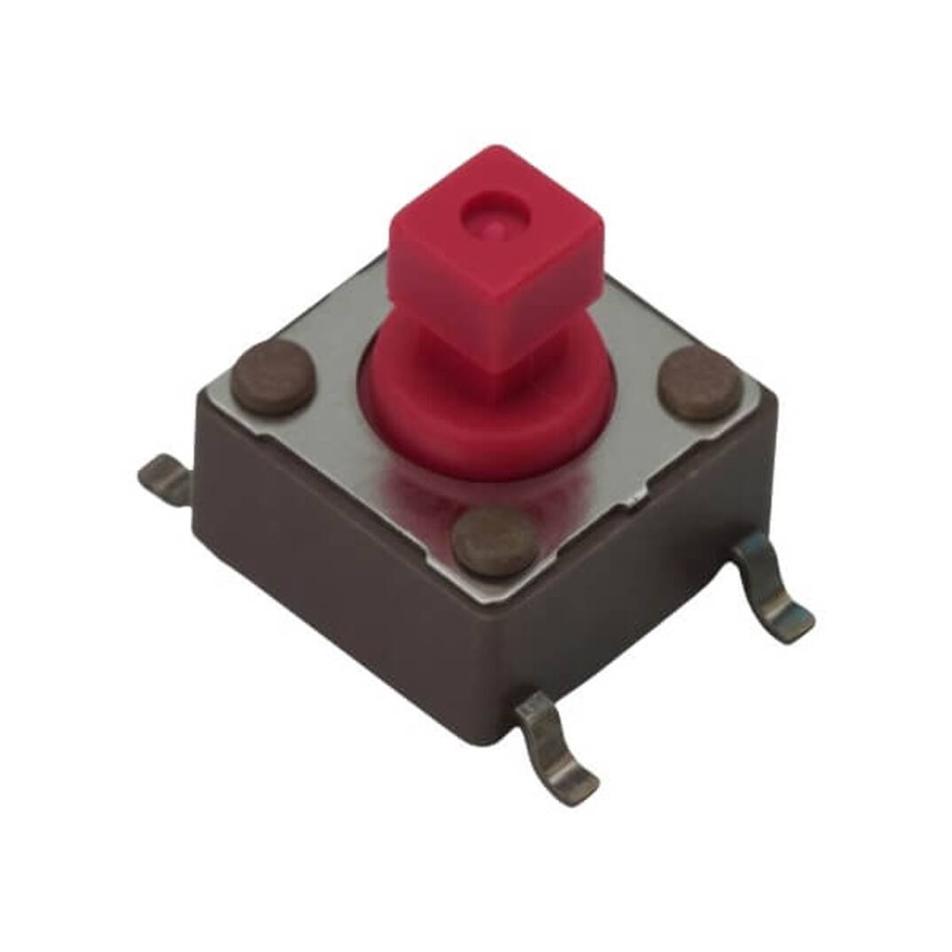 6x6x7.3mm SMD Tact Switch Buton - Dikey, 260gF - 1