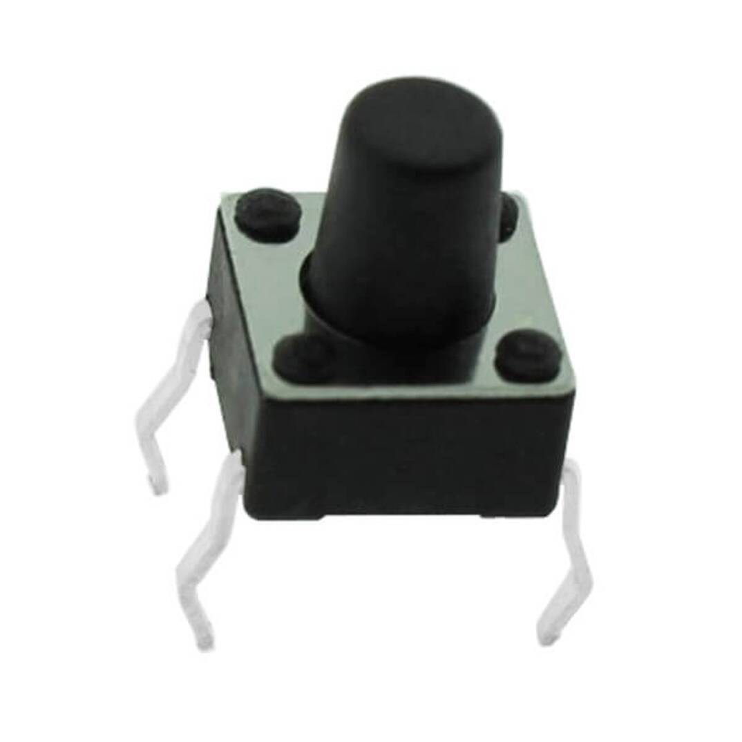 6x6x7.3mm Tact Switch Buton - THT Dikey, 160gF - 1