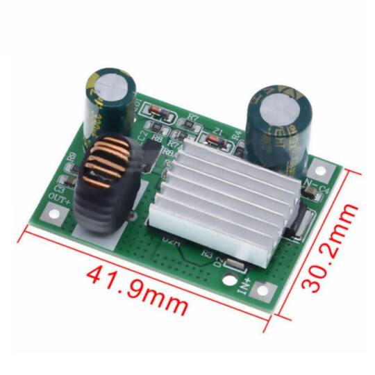 9-120V Giriş 5V 3A Sabit Çıkışlı Voltaj Düşürücü Modül - Soğutuculu - 5