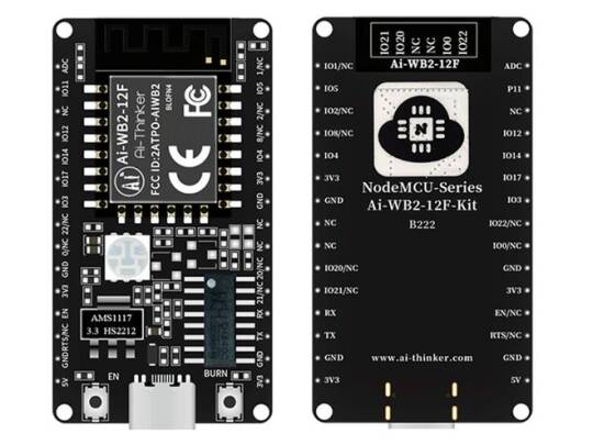 Ai-Thinker NodeMCU Ai-WB2-12F Geliştirme Kartı - WiFi + Bluetooth 5.0, BL602