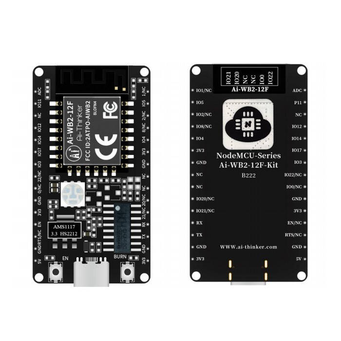 Ai-Thinker NodeMCU Ai-WB2-12F Geliştirme Kartı - WiFi + Bluetooth 5.0, BL602 - 2