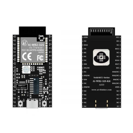 Ai-Thinker NodeMCU Ai-WB2-32S Geliştirme Kartı - WiFi + Bluetooth 5.0, BL602 - 2