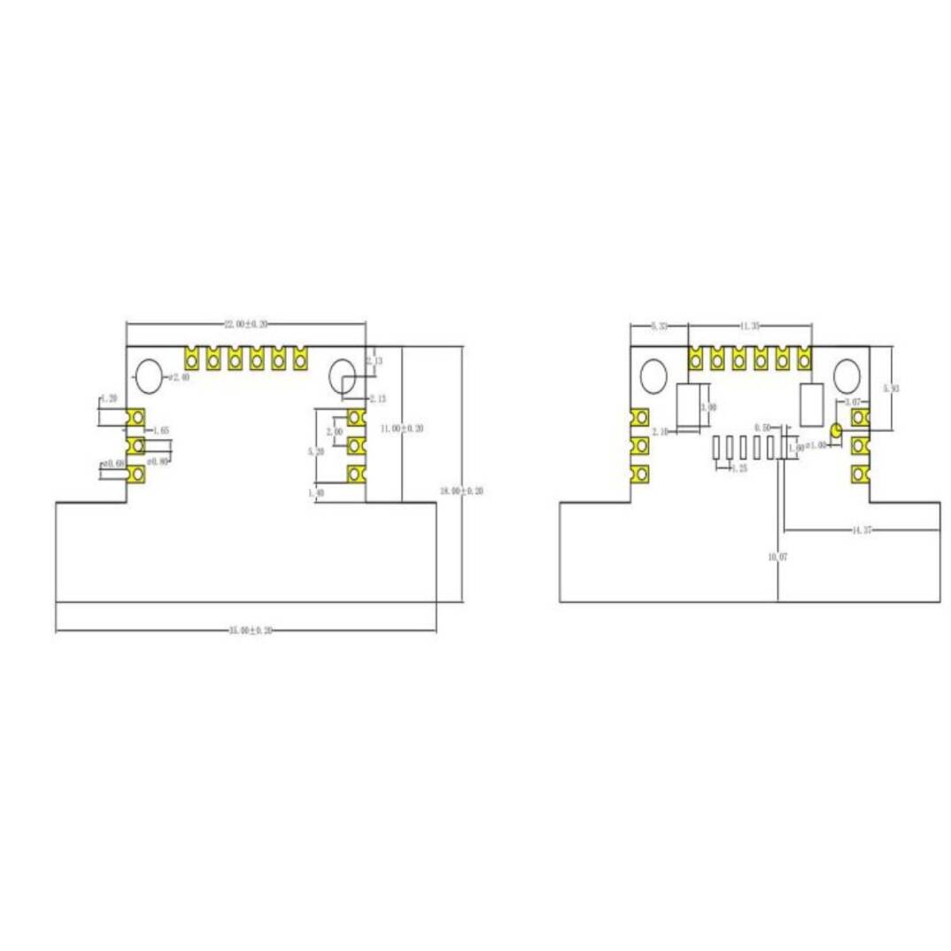 Ai-Thinker Rd-01 24GHz Radar Modülü - WiFi + Bluetooth, İnsan Varlığı Algılama - 2