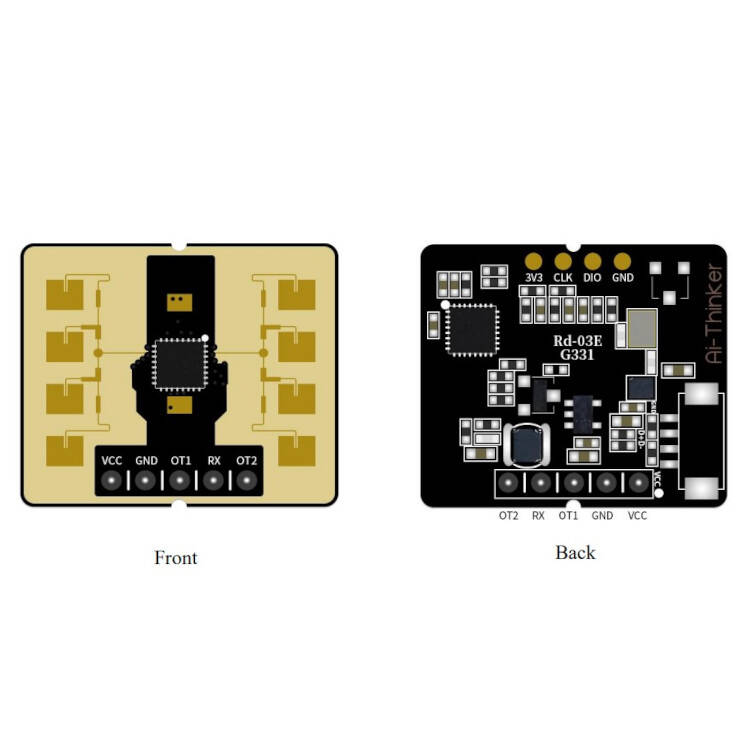 Ai-Thinker RD-03E 24GHz mmWave Radar Modülü - İnsan Varlığı ve Hareket Algılama - 1