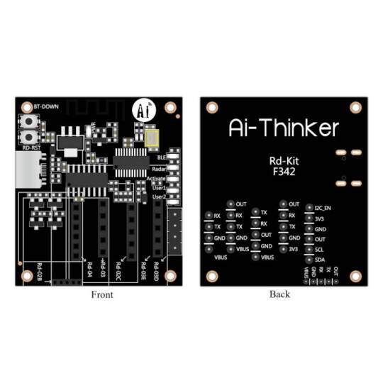 Ai-Thinker RD-KIT Radar Test Kartı - RD-03 ve RD-04 Serisi İçin