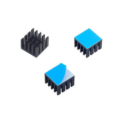 Alüminyum Soğutucu 14x14x10mm - Yapışkan Bantlı