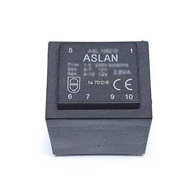 ASLAN ASL130215 PCB Tipi Trafo - 230V/2x15V 3.2VA, Çift Sekonder