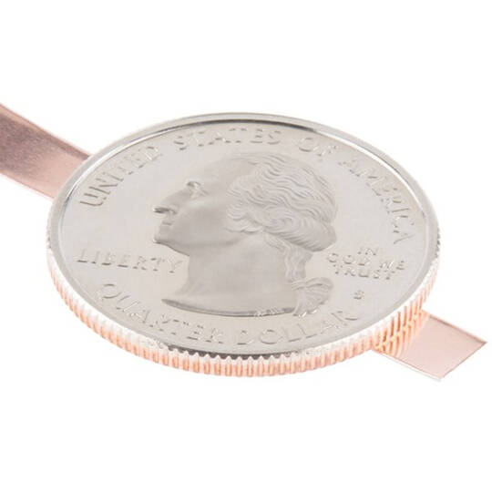 Bakır Bant 3 mm - 25 Metre, İletken Yapışkanlı - 2