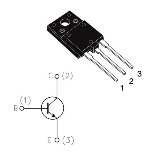BU508AF NPN Güç Transistörü - 700V 8A, ISOWATT218 - 2