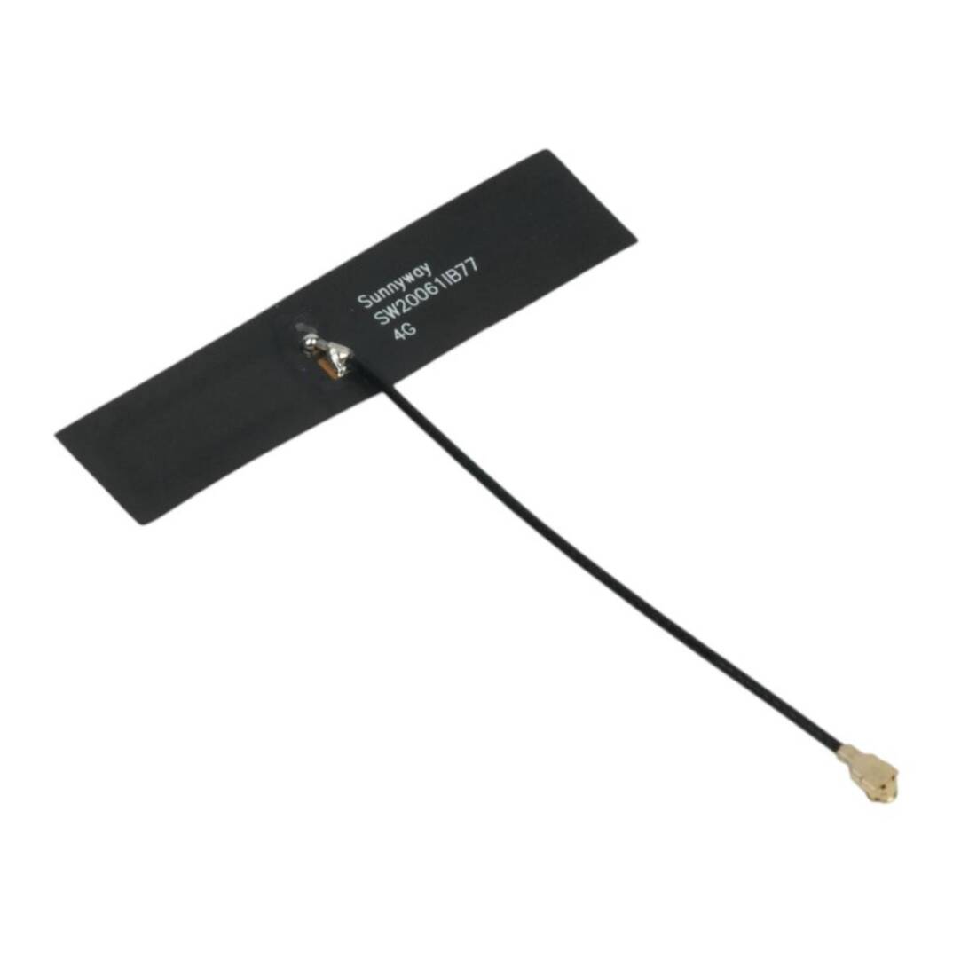 Çok Bantlı FPC Anten - 4G/3G/2G/LPWA, 52x14mm, İpex MHF1 Konnektörlü - 1