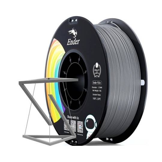 Creality Ender PLA Plus Filament 1.75mm 1kg - Gri