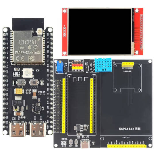 ESP32-S3 N16R8 Geliştirme Seti - 2.8 inç TFT Ekranlı