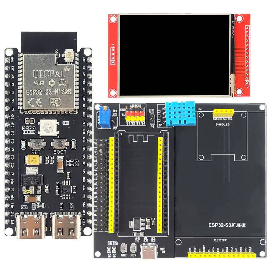 ESP32-S3 N16R8 Geliştirme Seti - 2.8 inç TFT Ekranlı - 1