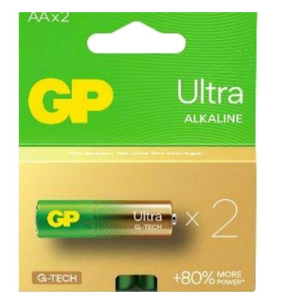 GP Ultra Alkalin AA Kalem Pil 1,5V - 2'li Paket - 1