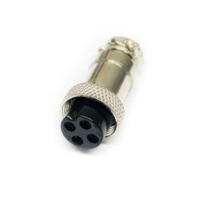 GX16-4 Havşa Konnektör - 4 Pin Dişi, Panel Tipi - 1
