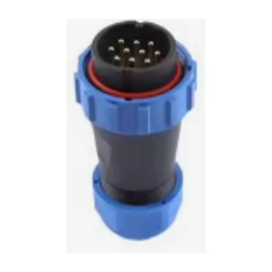 JH2810P-10 Dairesel Konnektör - 10 Pin Erkek, Kablolu Tip
