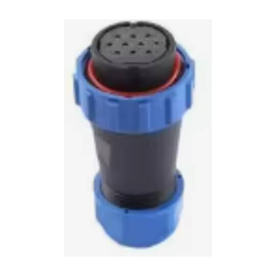 JH2810S-10 Dairesel Konnektör - 10 Pin Dişi, Kablolu Tip