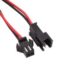 JST-SM 2 Pin Konnektörlü Kablo - Erkek + Dişi Takım, 20cm - 1