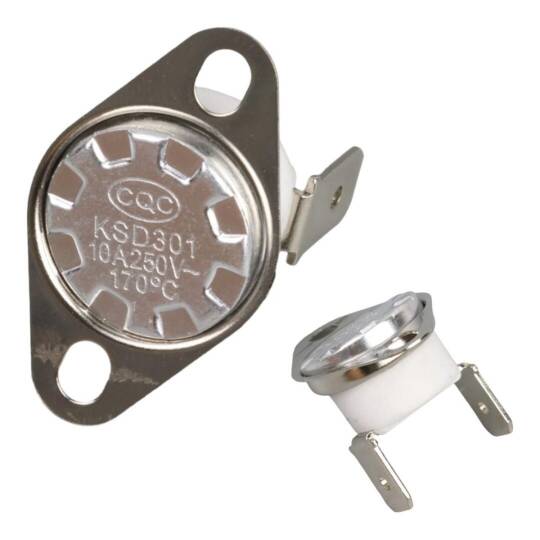 KSD301 Termostat - 170°C Normalde Kapalı, 250V 10A