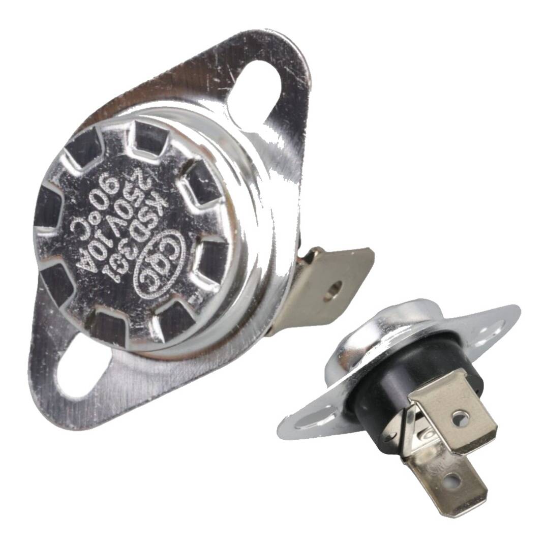 KSD301 Termostat - 90°C Normalde Kapalı, 250V 10A - 1