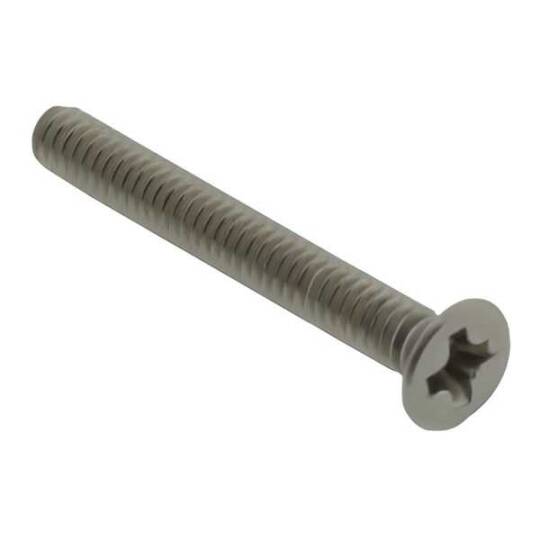 M2 x 16mm Havşa Başlı Yıldız Vida (YHB) - Paslanmaz (INOX), Gümüş
