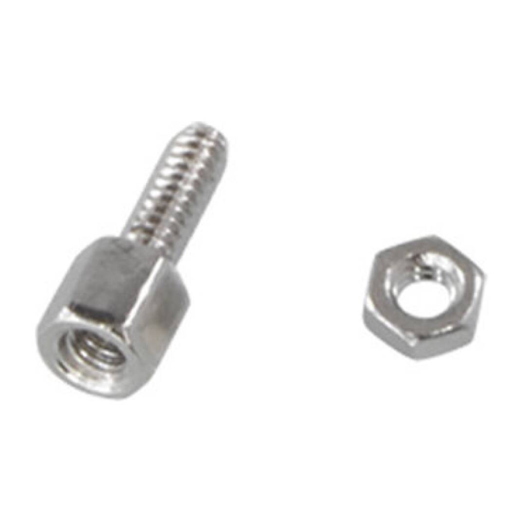 M3 D-SUB Metal Vida ve Somun Takımı - 11.8mm, 10 Adet - 1