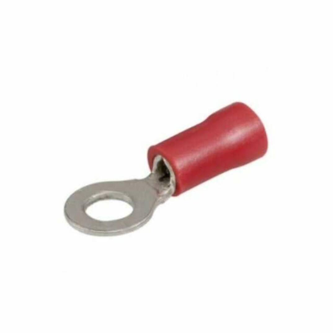 M3.5 Yuvarlak Tip İzoleli Kablo Ucu - 0.5-1.5mm², Kırmızı - 1